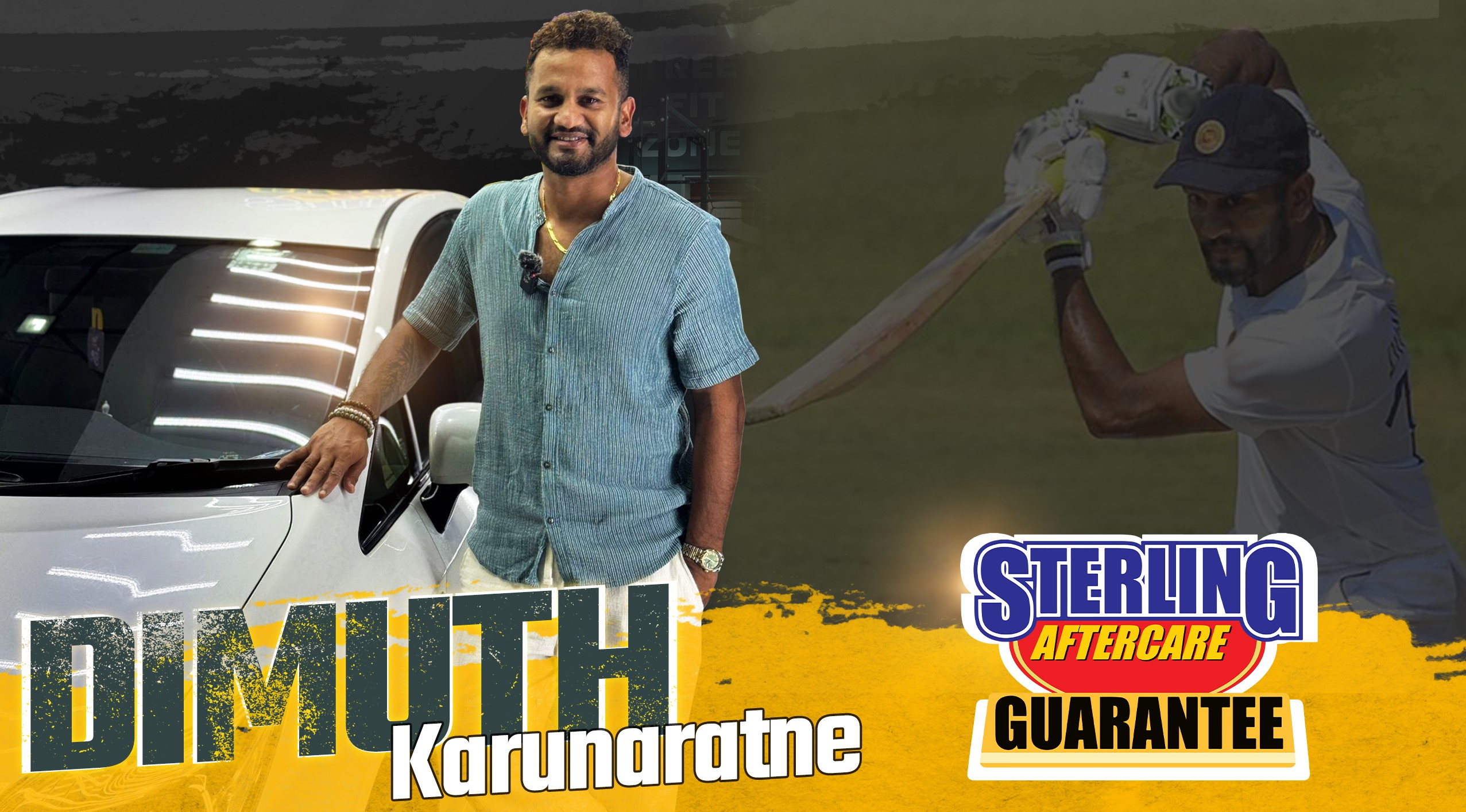 Former Sri Lanka Test and ODI captain, Dimuth Karunaratna – Joins Sterling!